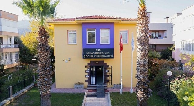 Milas Belediyesi Çocuk Kütüphanesi’ne Yoğun İlgi
