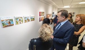 Mini Paint-4 Resim Sergisi, Yenişehir’de açıldı