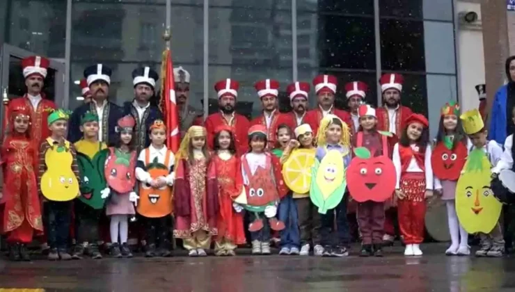 Minik öğrencilerin ‘Yerli Malı Haftası’ sevinci