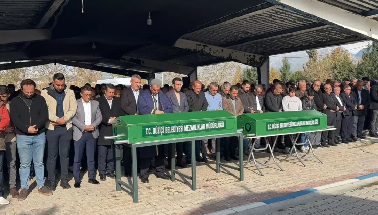 Osmaniye’deki kazada ölen 3 kişi toprağa verildi