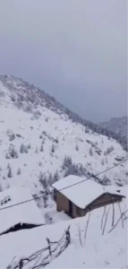 Rize’nin yüksekleri beyaza büründü