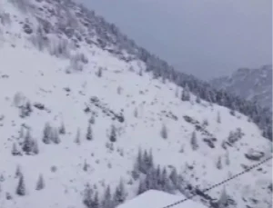 Rize’nin yüksekleri beyaza büründü