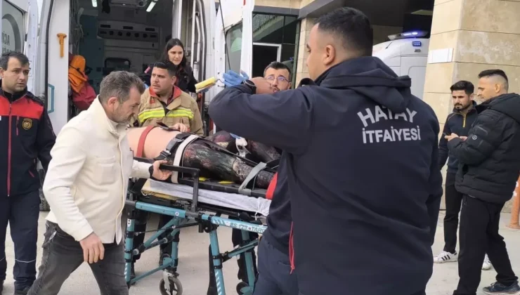 Samandağ’da Balık Avlarken Zıpkınla Yaralandı