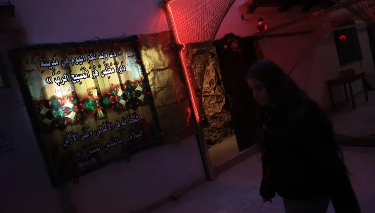 Şam’daki Mar İlyas Kilisesi’nde Noel hazırlıkları sürüyor