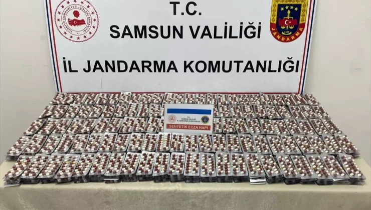 Samsun’da 6 bin 621 uyuşturucu hap ele geçirildi