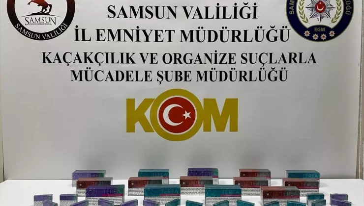 Samsun’da kaçakçılık operasyonunda 2 zanlı yakalandı
