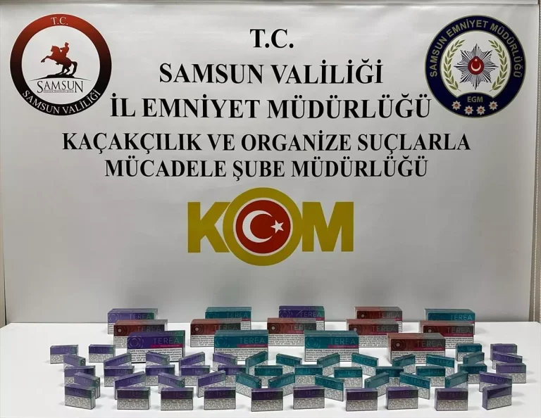 Samsun’da kaçakçılık operasyonunda 2 zanlı yakalandı