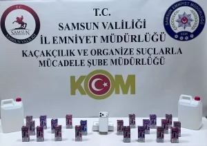 Samsun’da kaçakçılık operasyonunda 3 zanlı yakalandı