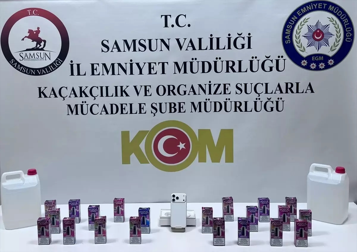 Samsun’da kaçakçılık operasyonunda 3 zanlı yakalandı