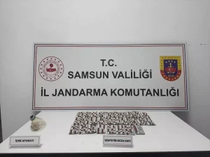 Samsun’da uyuşturucu operasyonunda 2 zanlı yakalandı