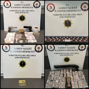Samsun’da uyuşturucu operasyonunda 7 zanlı yakalandı