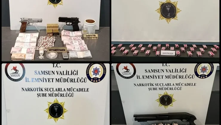 Samsun’da uyuşturucu operasyonunda 7 zanlı yakalandı