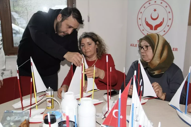 Şehit yakınları ve gaziler Sinop’ta sanatla sosyalleşiyor