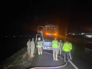 Şırnak’ta akaryakıt tankerinde çıkan yangın söndürüldü