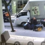 Şişli’de Motosikletli Kişi Kaldırımda Taşlama Makinesi Çaldı