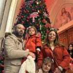 Suriye’nin Lazkiye ilinde Hristiyan vatandaşlar Noel için ağaçları ışıklandırdı