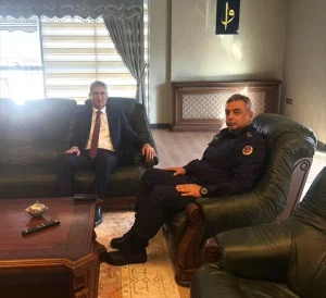 Tokat İl Jandarma Komutanı Çetin’den Pazar Belediyesine ziyaret