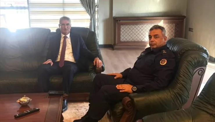 Tokat İl Jandarma Komutanı Çetin’den Pazar Belediyesine ziyaret