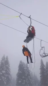 Uludağ’da gerçeğini aratmayan ‘kurtarma’ tatbikatı