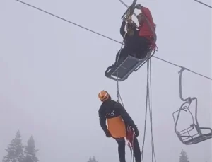 Uludağ’da gerçeğini aratmayan ‘kurtarma’ tatbikatı