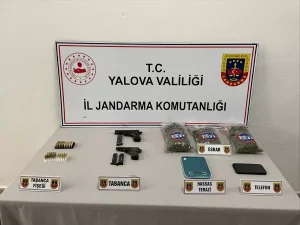 Yalova’da uyuşturucu operasyonunda yakalanan zanlı tutuklandı