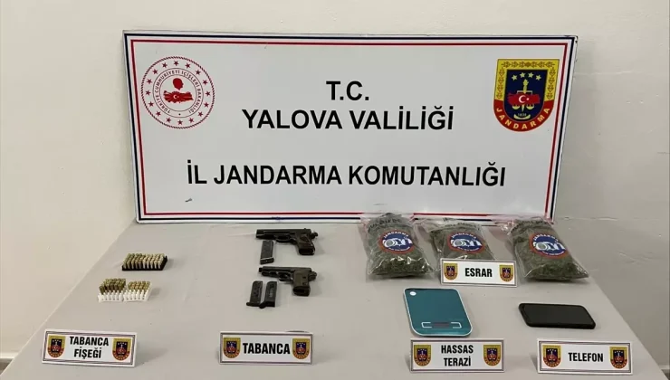 Yalova’da uyuşturucu operasyonunda yakalanan zanlı tutuklandı