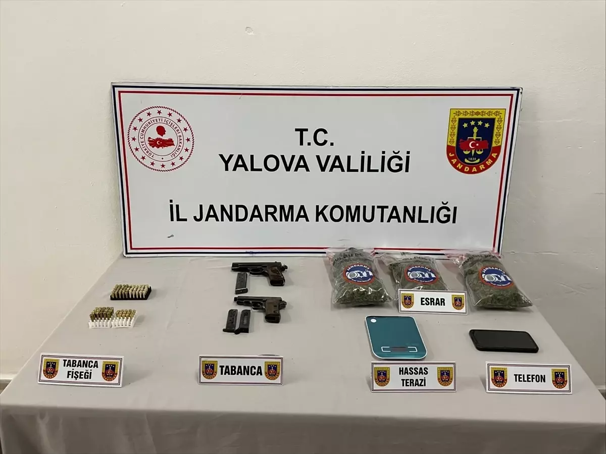 Yalova’da uyuşturucu operasyonunda yakalanan zanlı tutuklandı