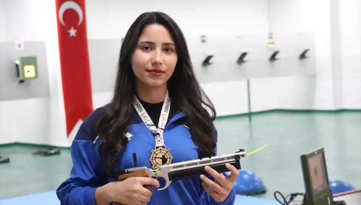 Yetenek taramasında keşfedilen Hale Derya, Havalı Silahlar Avrupa Şampiyonası’na hazırlanıyor