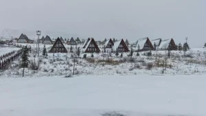 Yıldız Dağı, kar yağışıyla beyaza büründü