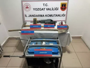 Yozgat’ta izinsiz kazı yapan zanlı gözaltına alındı