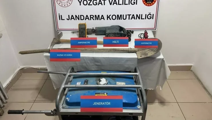 Yozgat’ta izinsiz kazı yapan zanlı gözaltına alındı