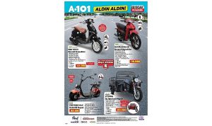 22 Ocak’ta A101’de Motosiklet ve Moped Modelleri Satışa Sunuluyor