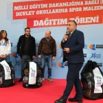 500 Okula Spor Malzemesi Dağıtıldı