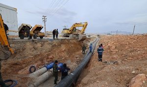 Çevre Yolu Çalışması Nedeniyle İçme Suyu Hattı Yenileniyor