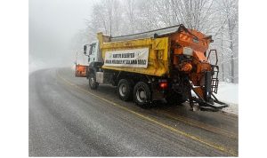 Kartepe’de Kar Mesaisi