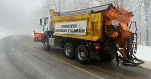 Kartepe’de Kar Mesaisi