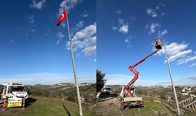 Kocaeli Büyükşehir’den bayrak hassasiyeti