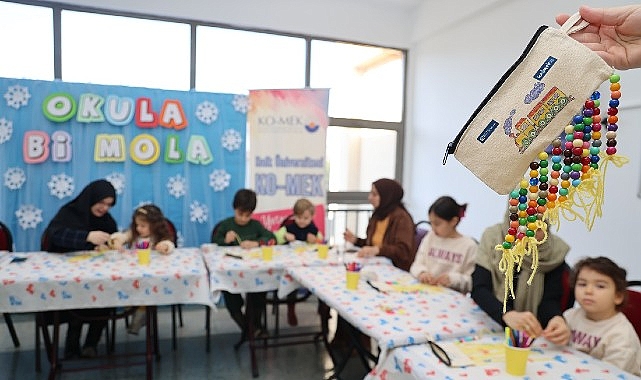 Minik KO-MEK’liler “Okula Bi’ Mola”da buluştu