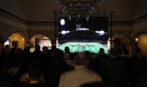 Nevşehirli Sporseverler Süper Kupa Finalini Dev Ekranda Seyretti