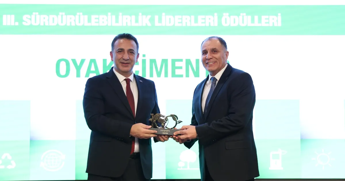 OYAK Çimento’ya “Sürdürülebilirlik Liderleri” Ödülü