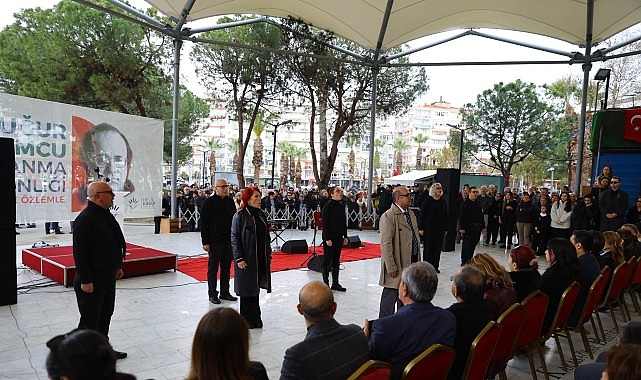 Uğur Mumcu Karabağlar ‘da Özlem, Saygı ve Aydınlık Kararlılığıyla Anıldı