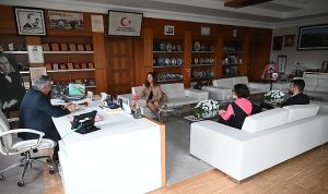 Ukrayna’nın Antalya Konsolosu Kuchma’dan Başkan Topaloğlu’na ziyaret