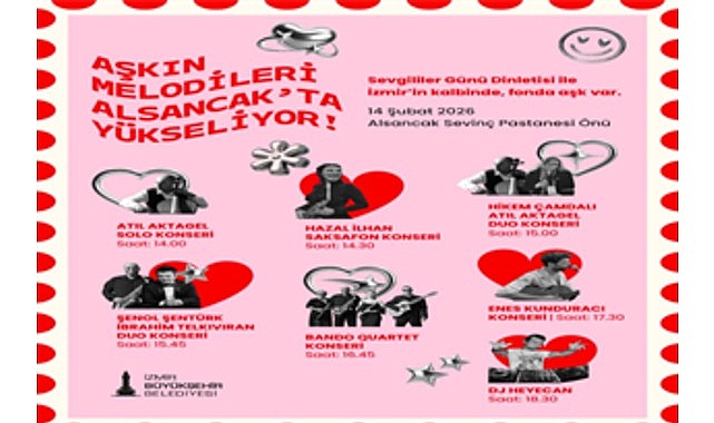 Aşkın melodileri Alsancak’ta yükseliyor