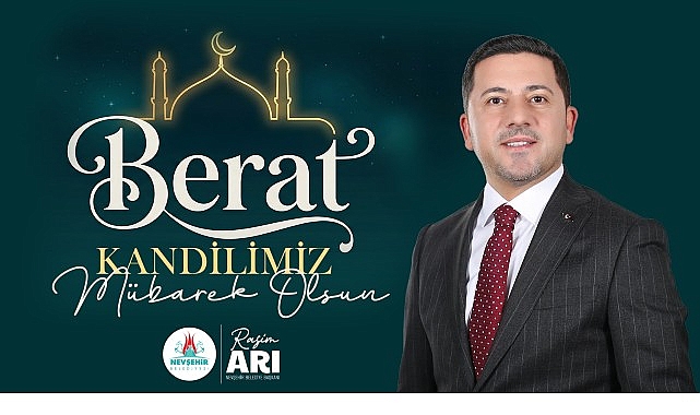 Belediye Başkanımız Rasim Arı’dan Berat Kandili Mesajı