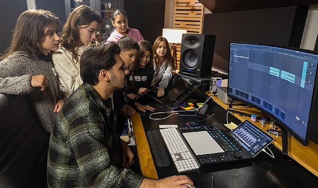 Çocuk Meclisi üyeleri Stüdyo Kültürpark’ta kayıt yaptı