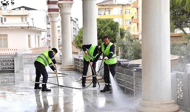 Didim’deki Camilerde Ramazan Öncesi Temizlik Çalışmaları Yoğunlaştırıldı