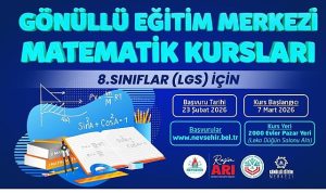 Gönüllü Eğitim Merkezi’nde Yeni Kurslar Başlıyor