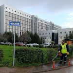 Hastane bahçeleri Büyükşehir’le daha güzel