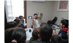 Seferihisar’da miniklerden anlamlı ziyaret: Başkan Yetişkin öğrencilerle buluştu