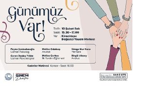 Üsküdar’da “Günümüz Var!” Etkinliği Başlıyor